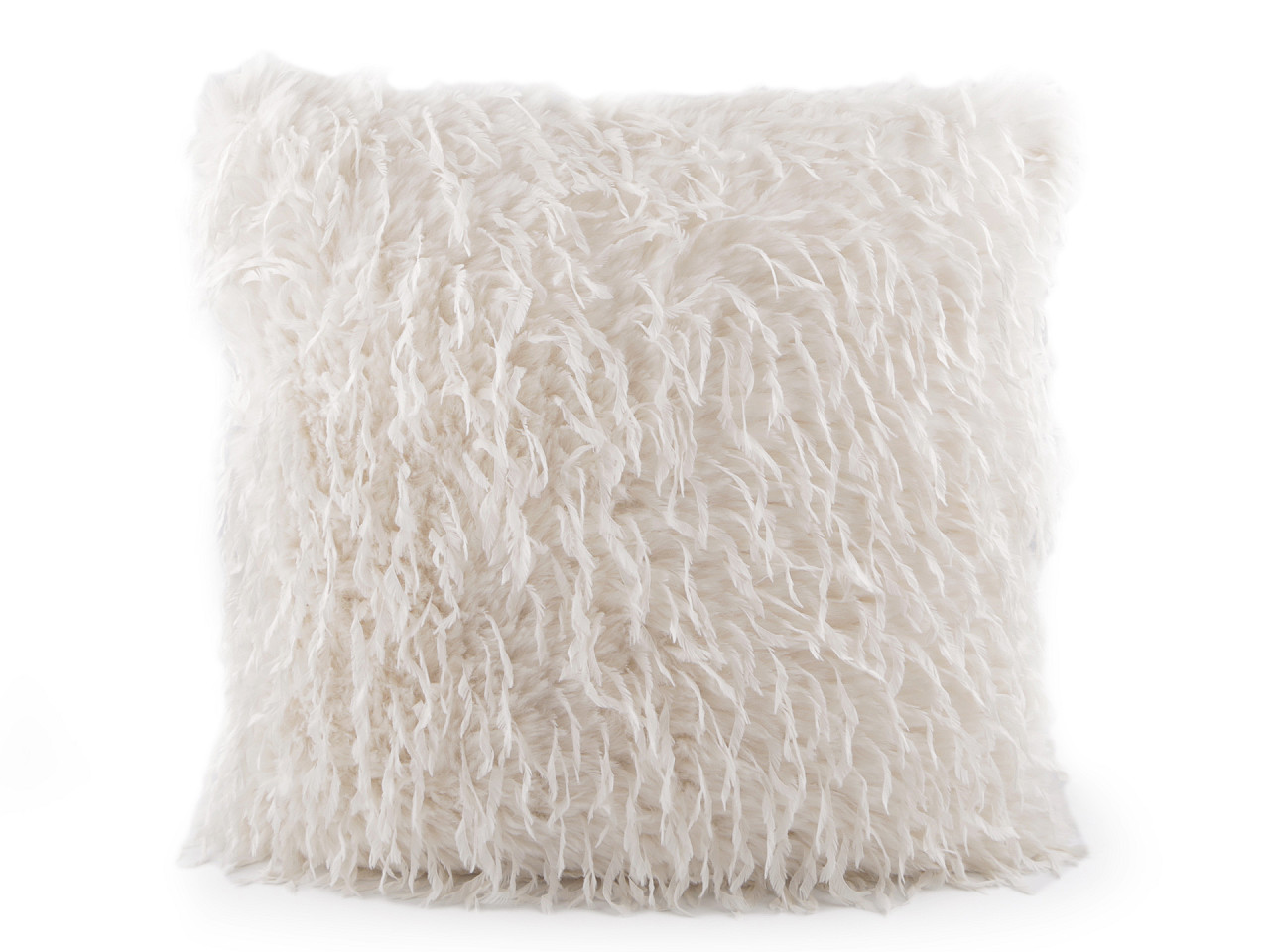 Kissenbezug mit federchen, 45 x 45 cm - Hell-grau (1 Stück)