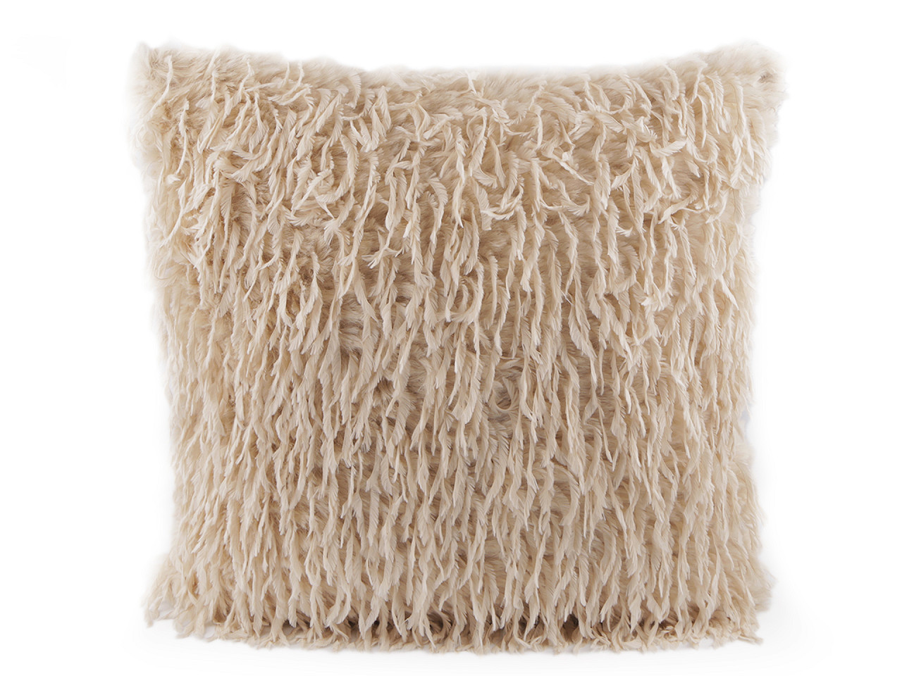 Kissenbezug mit federchen, 45 x 45 cm - Hell-grau (1 Stück)