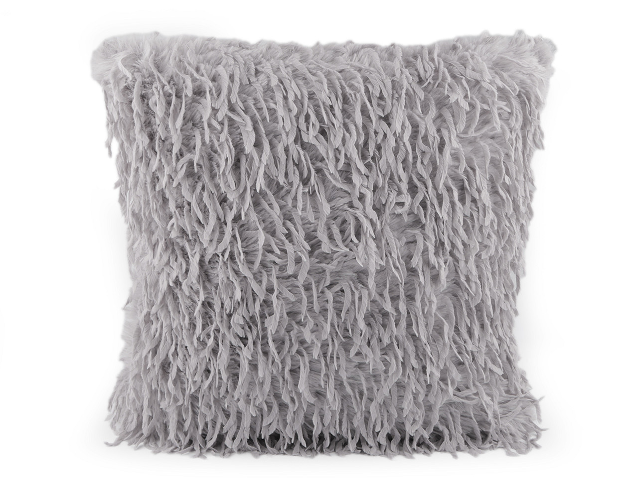 Kissenbezug mit federchen, 45 x 45 cm - Hell-grau (1 Stück)