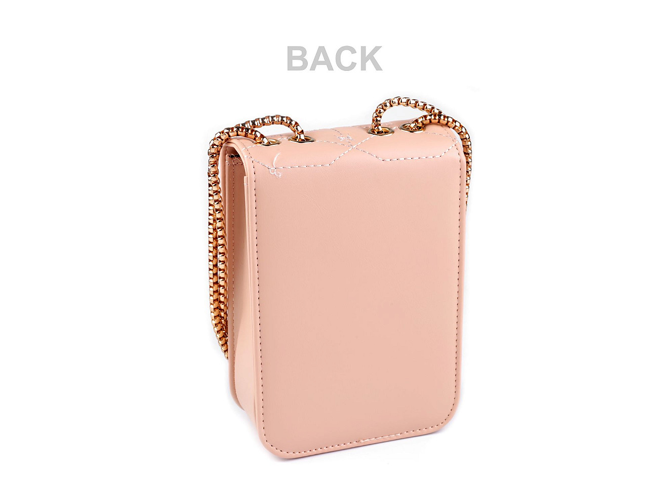 Gesteppte umhängetasche für damen mit biene, 13 x 18,5 cm - Puderig (1 Stück)