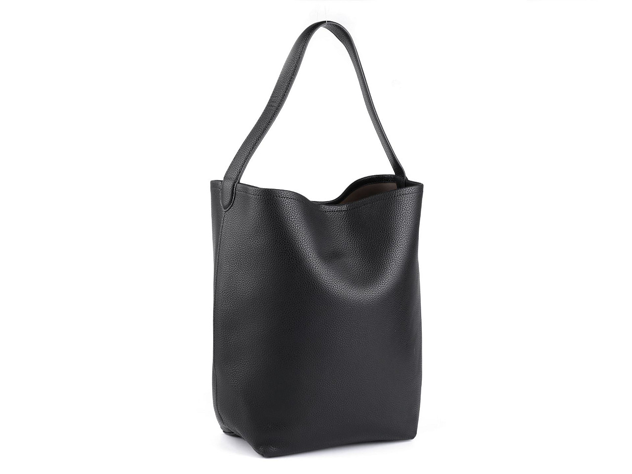 Große handtasche mit etui, 42 x 36 cm - Schwarz (1 Stück)