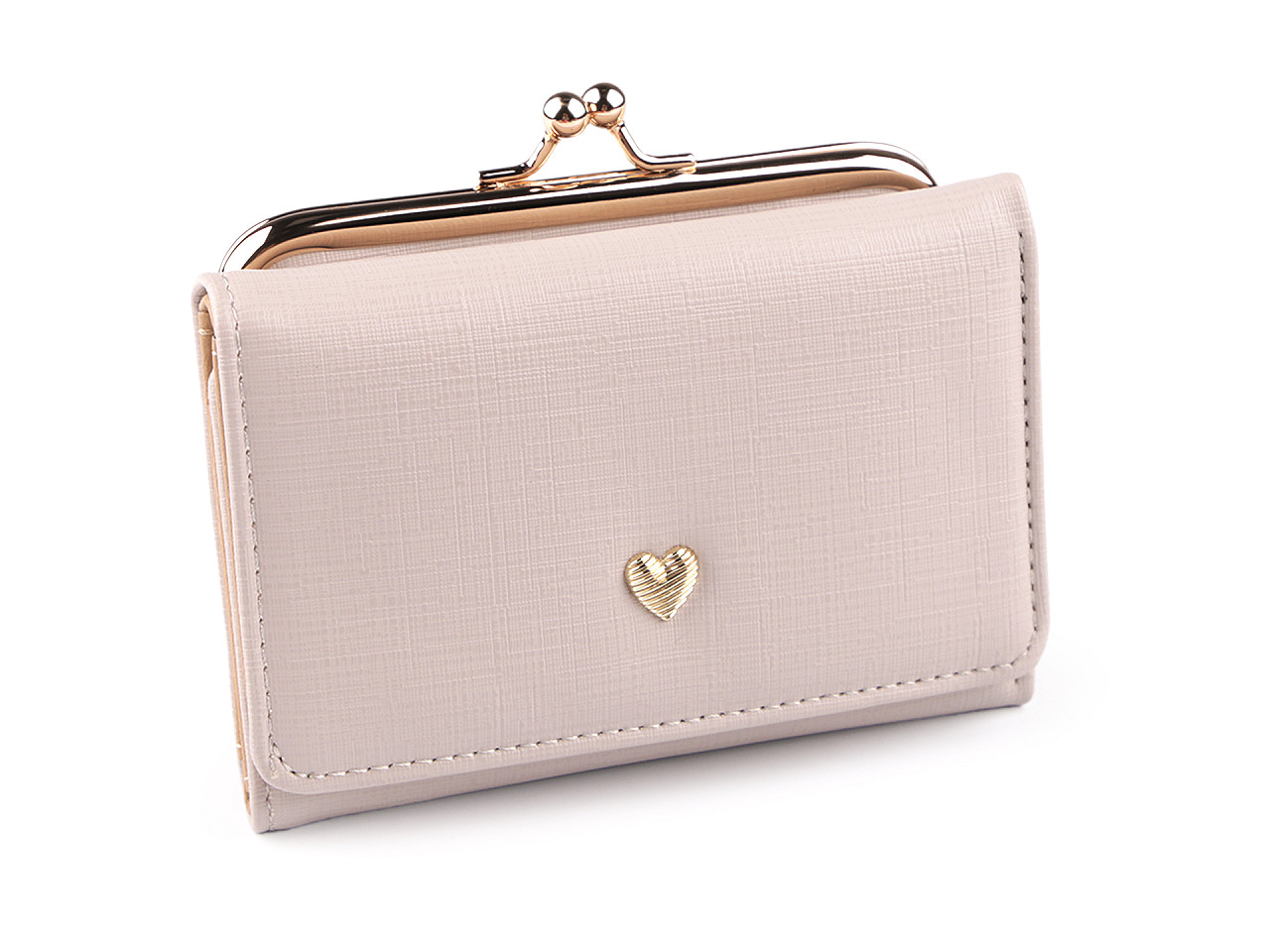 Geldbörse für damen/mädchen, 9 x 13 cm - Schwarz (1 Stück)