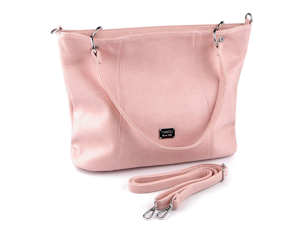 Handtasche mit etui, 38 x 30 cm - Schwarz (1 Stück)