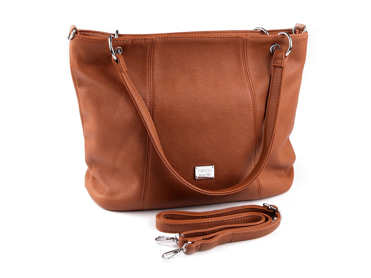 Handtasche mit etui, 38 x 30 cm - Schwarz (1 Stück)