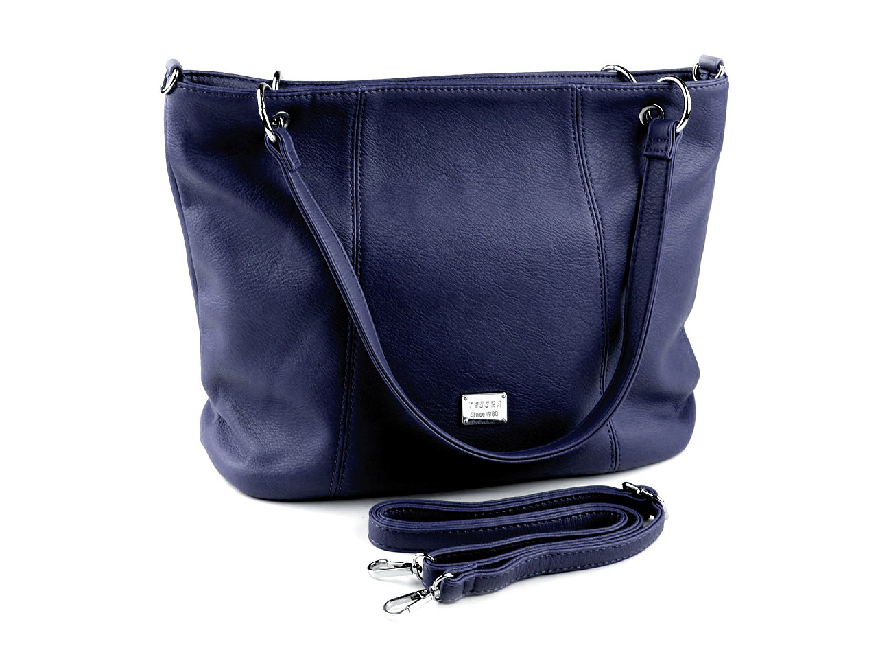 Handtasche mit etui, 38 x 30 cm - Schwarz (1 Stück)