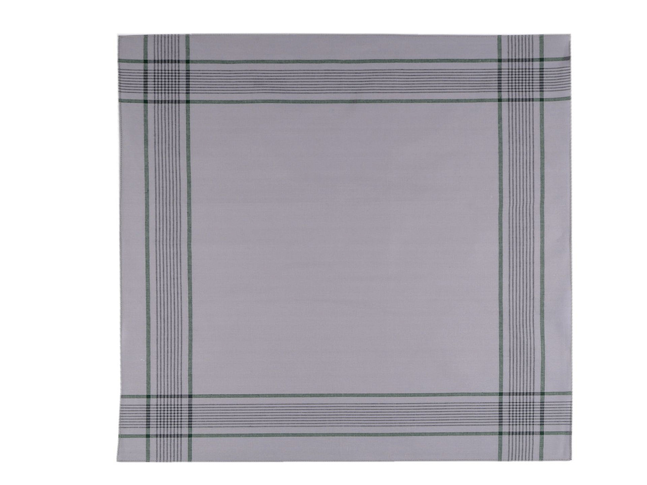 Herrentaschentuch groß - Grau (3 Stücke)