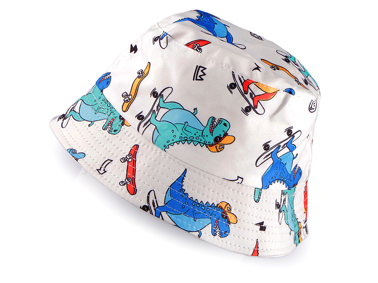 Sommerhut für kinder/jungen dinosaurier - Hell-grün (1 Stück)