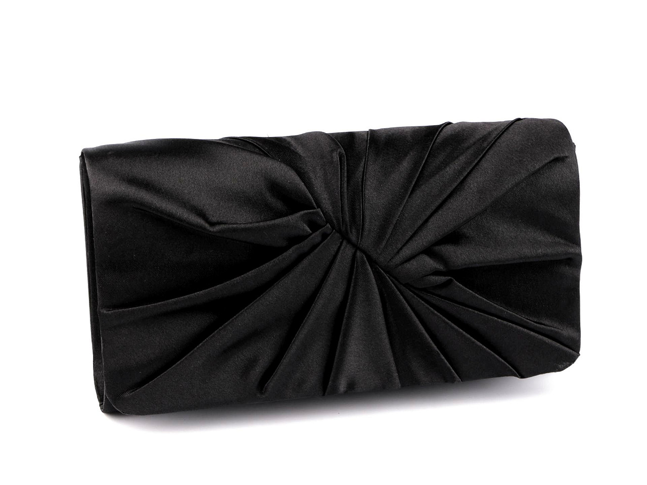 Clutch/abendtasche aus satin - Dunkelgrün (1 Stück)