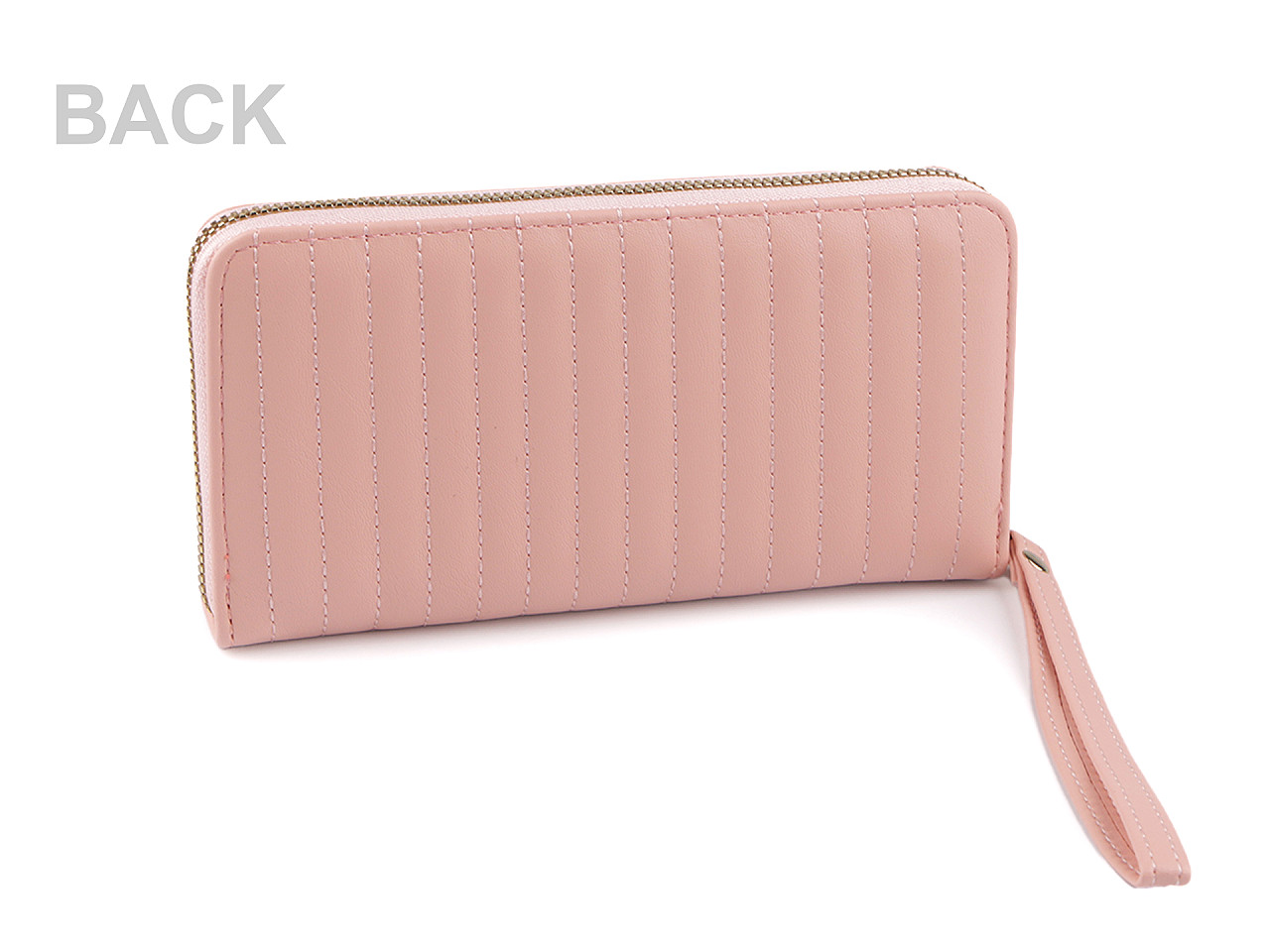 Geldbörse für damen gestickt, 10 x 19 cm - Hellbeige (1 Stück)