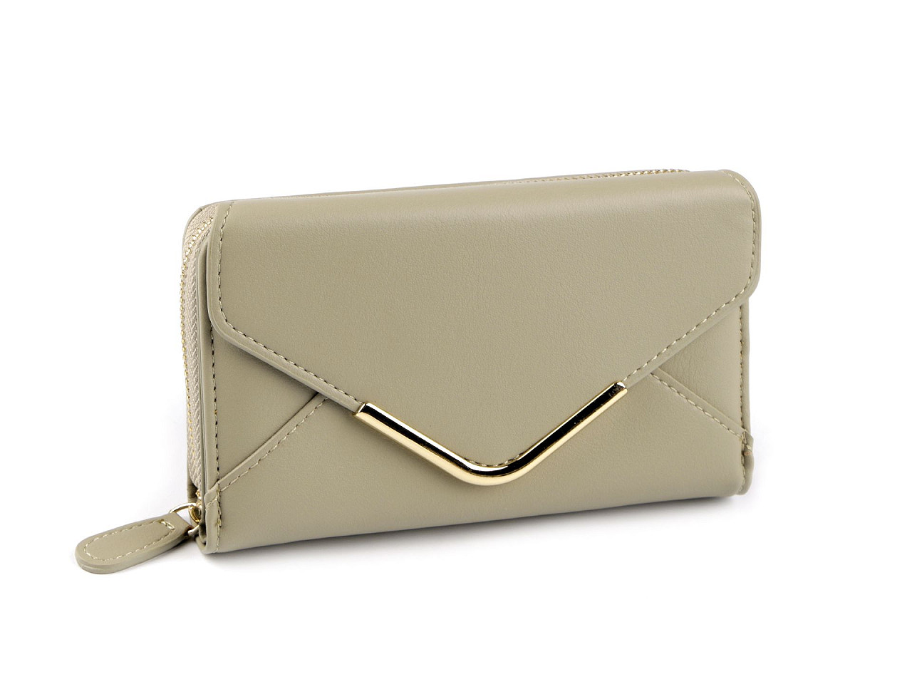 Geldbörse für damen, 9 x 15 cm - Beige (1 Stück)