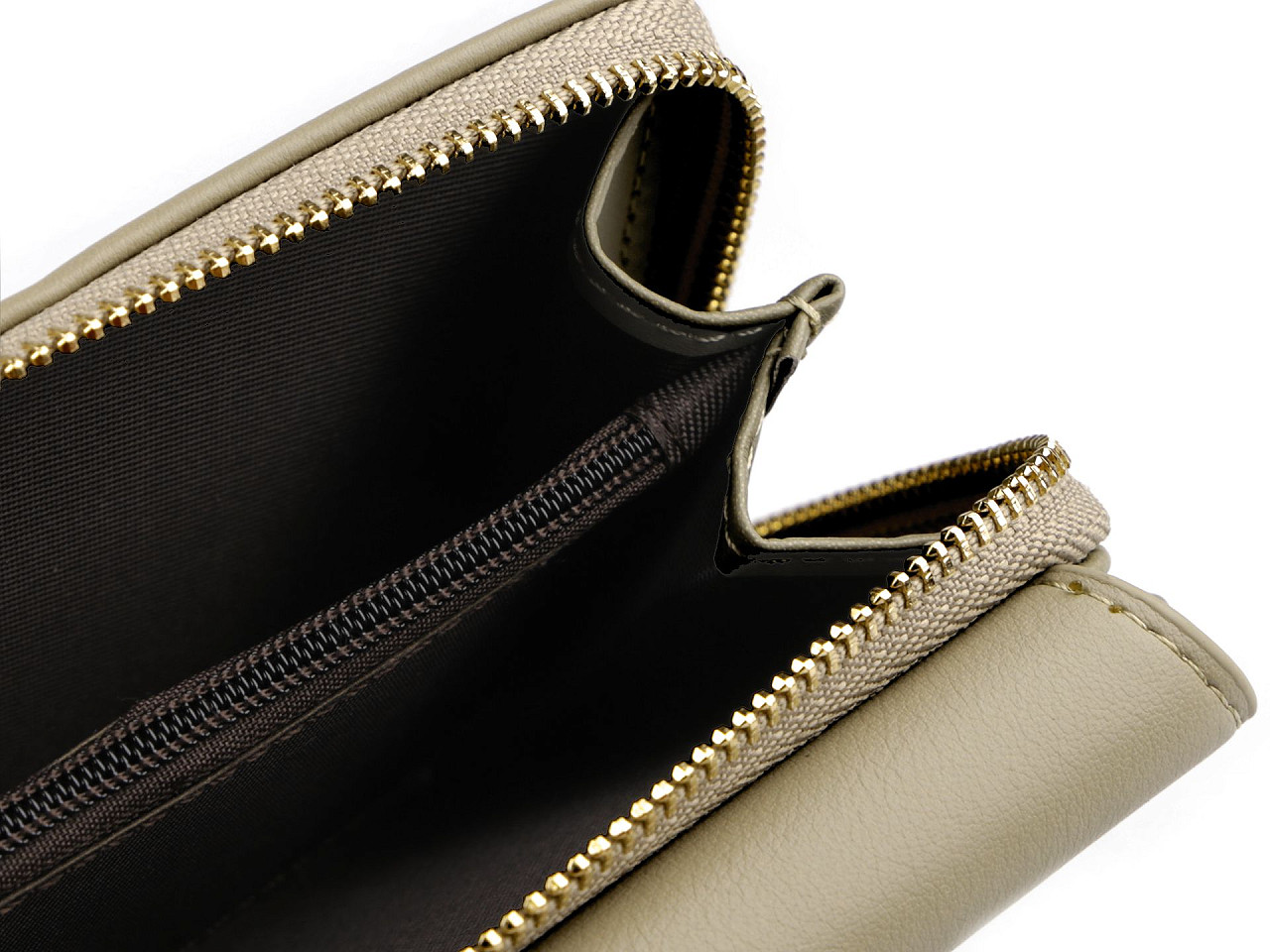 Geldbörse für damen, 9 x 15 cm - Beige (1 Stück)