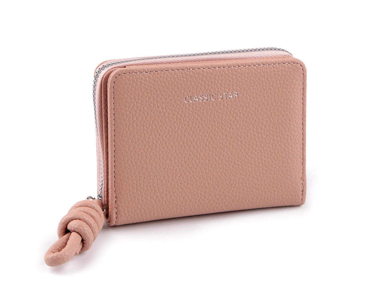 Geldbörse für damen, 9 x 12 cm - Hellbeige (1 Stück)