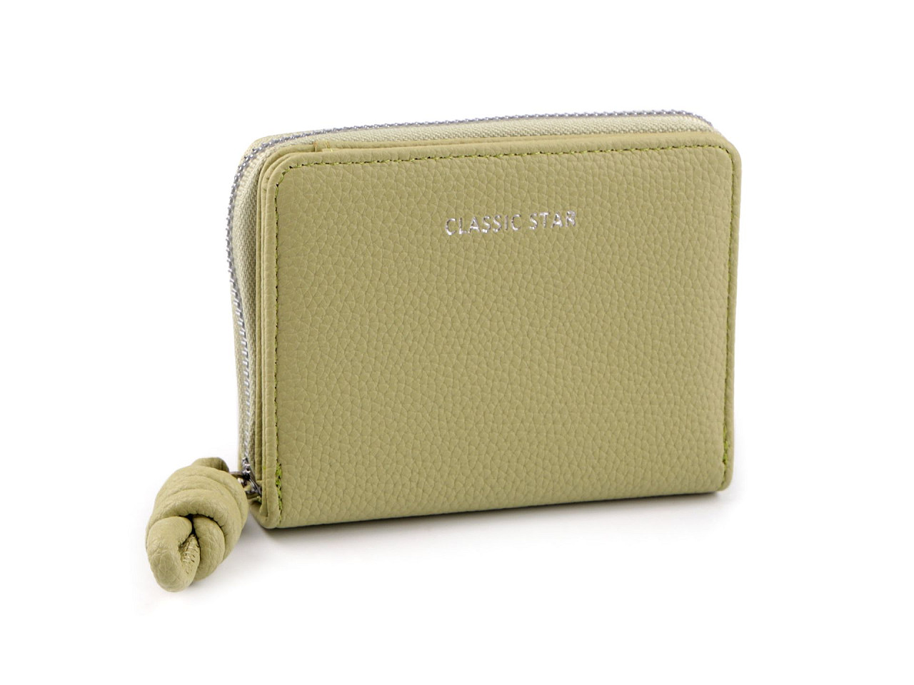 Geldbörse für damen, 9 x 12 cm - Hellbeige (1 Stück)