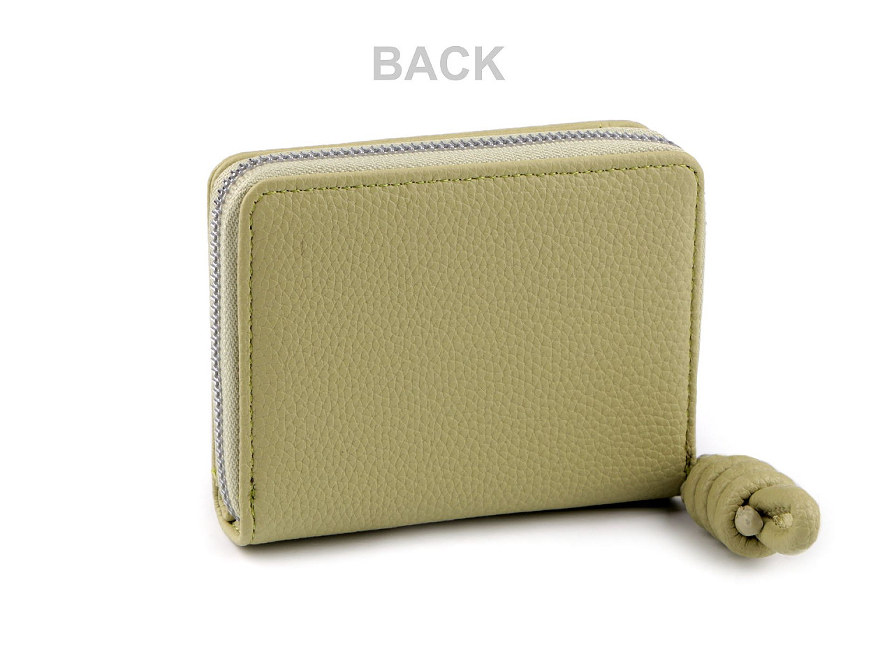 Geldbörse für damen, 9 x 12 cm - Hellbeige (1 Stück)