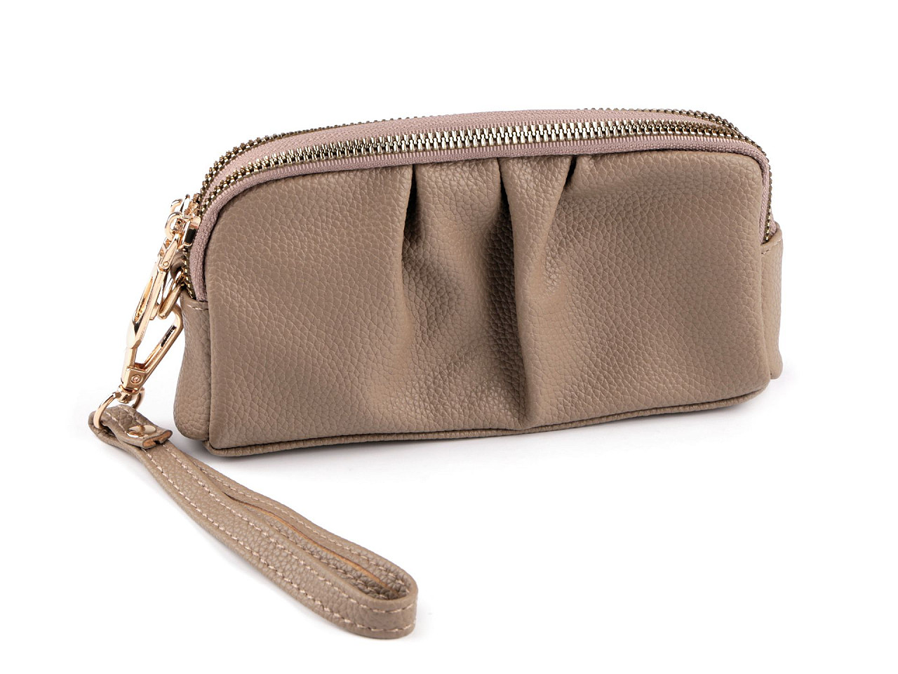 Handtasche/ etui, 18 x 9,5 cm - Grün (1 Stück)