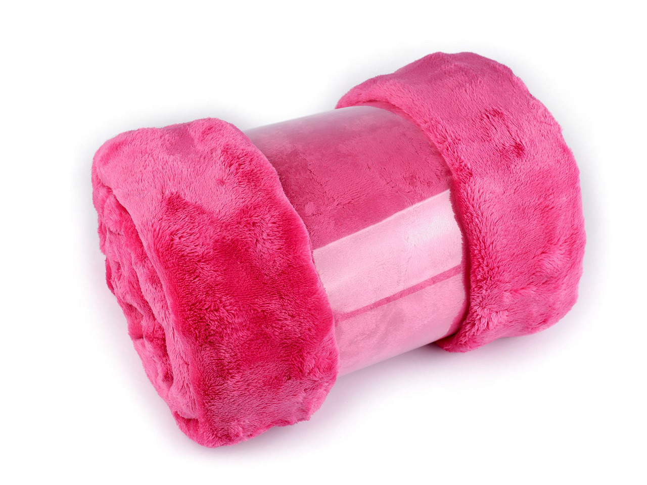 Bubble-fleece-decke, 150 x 200 cm - Altrosa (1 Stück)