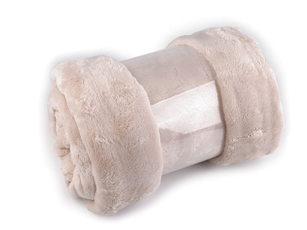 Bubble-fleece-decke, 150 x 200 cm - Altrosa (1 Stück)