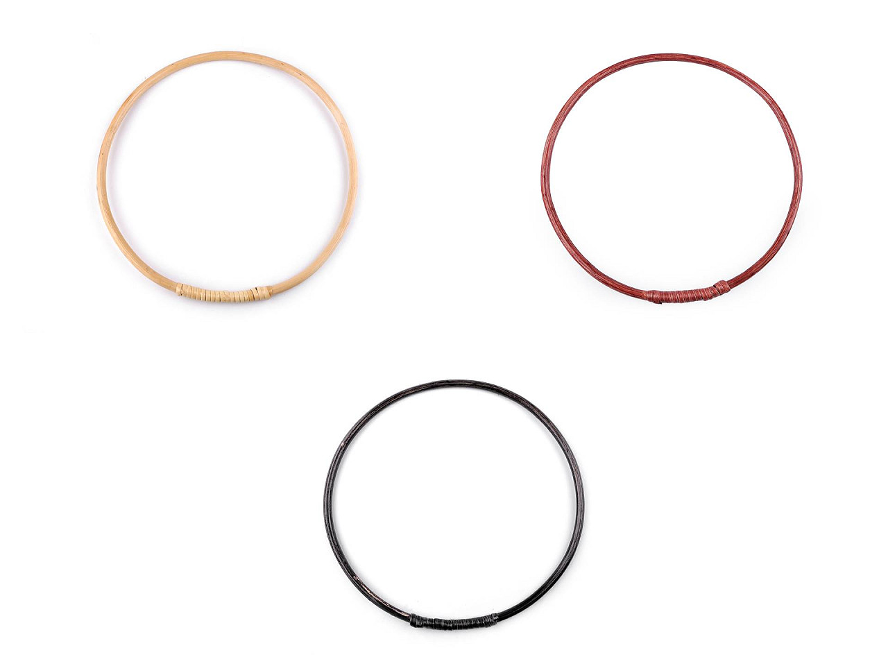 Bambusring, ø 25 cm - Bambus dunkel (1 Stück)