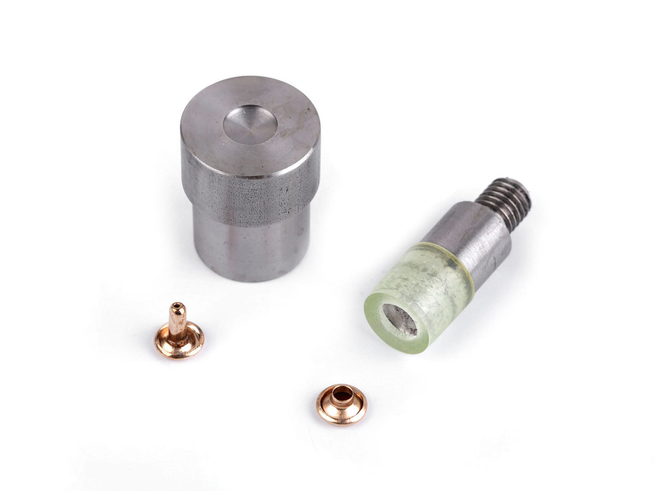 Aufsatz für beidseitige hohlnieten, ø 8 mm - Nickel (1 Set)