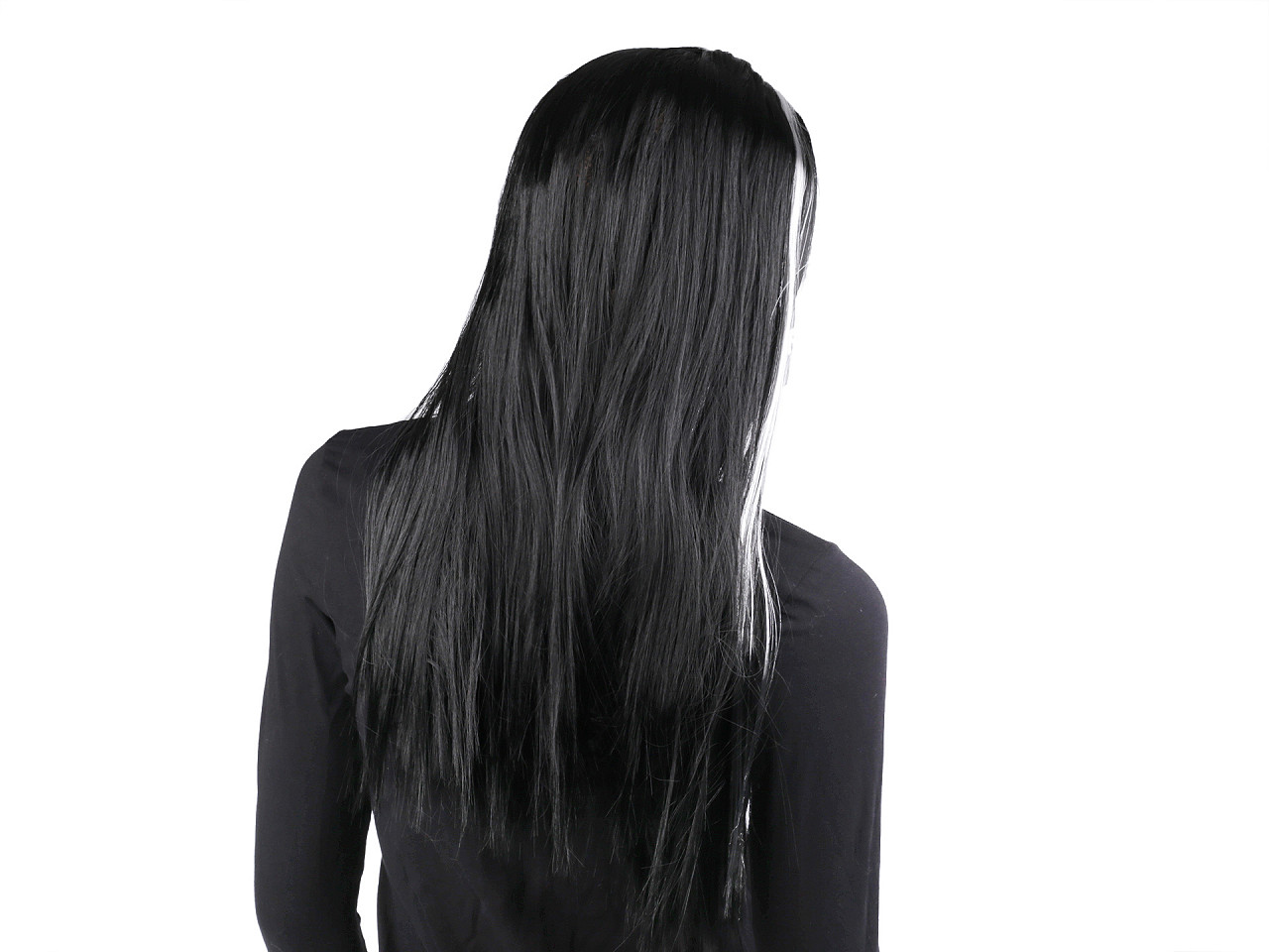 Faschingsperücke - Schwarz (1 Stück)