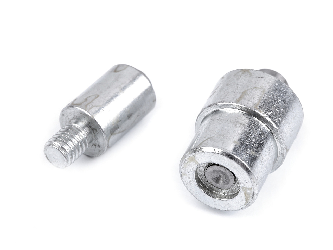 Aufsatz zum nieten von matten ösen, innen-ø 10 mm - Nickel (1 Set)