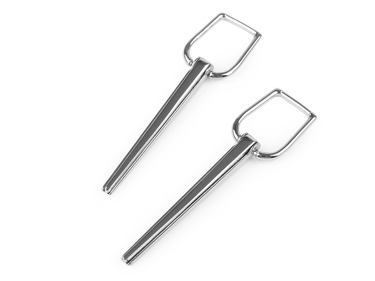Designer-schnalle für handtaschen breite 20 mm - Nickel (2 Stücke)