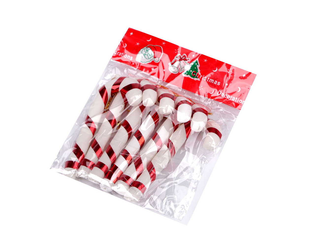 Weihnachtsstab zum aufhängen - Weiß (1 Tasche)