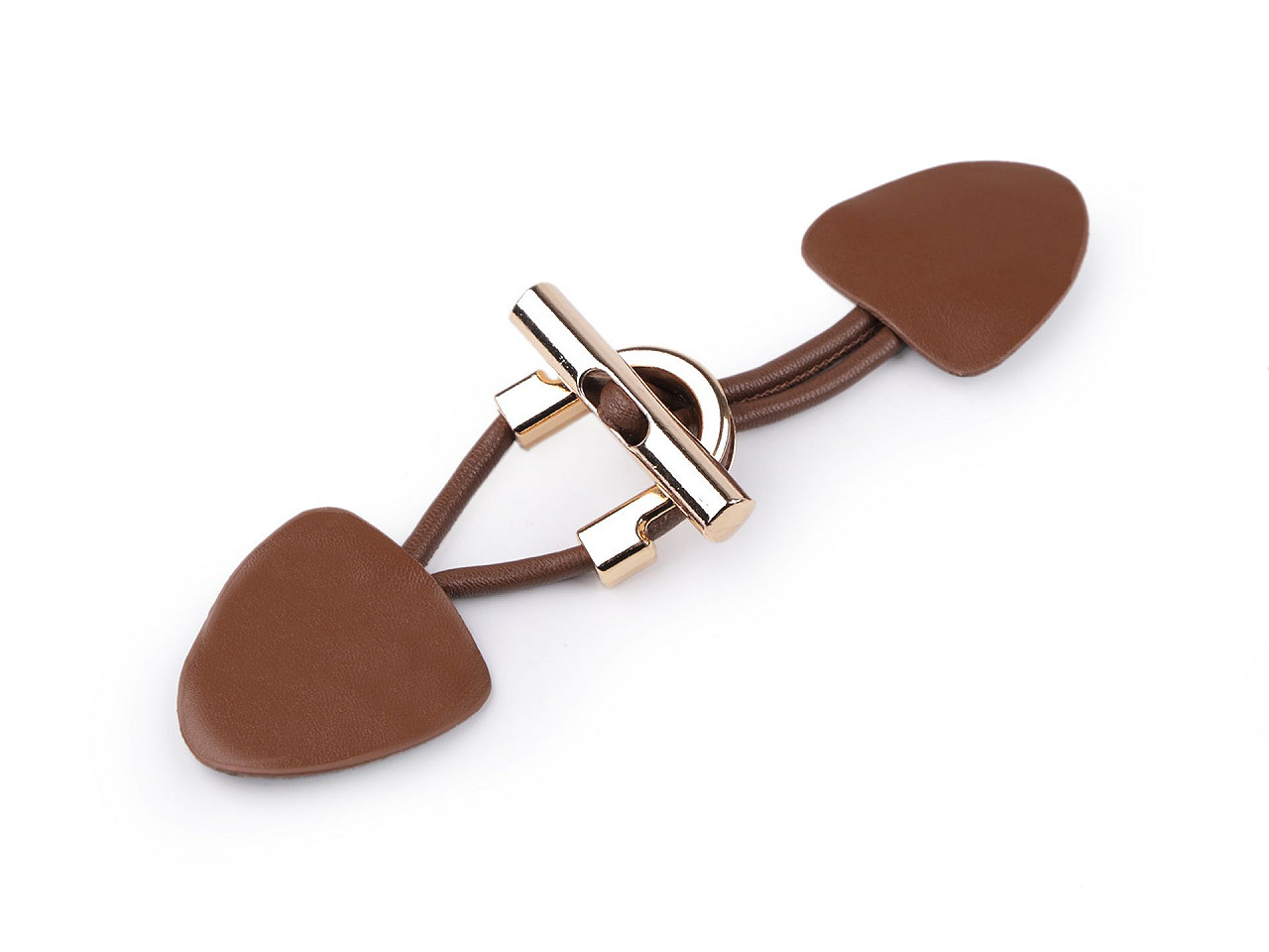 Designverschluss - Hellbraun (10 Paare)