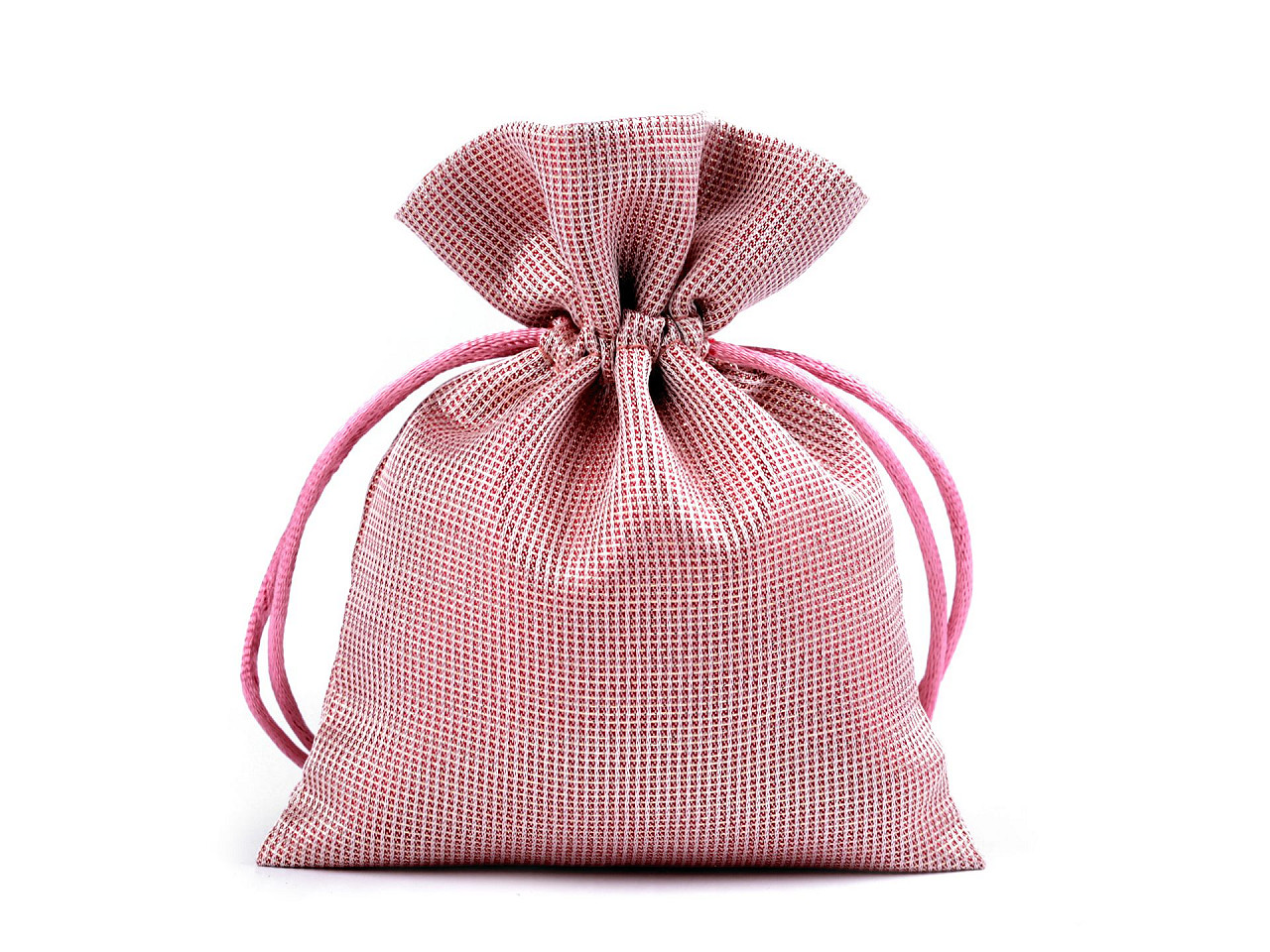 Geschenkbeutel 10 x 13 cm satin mit lurex - Hell-grau (1 Stück)