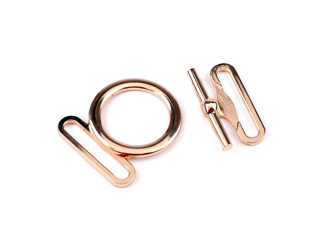 Amerikanischer metallverschluss, durchzug 30 mm - Nickel schwarz (1 Paar)