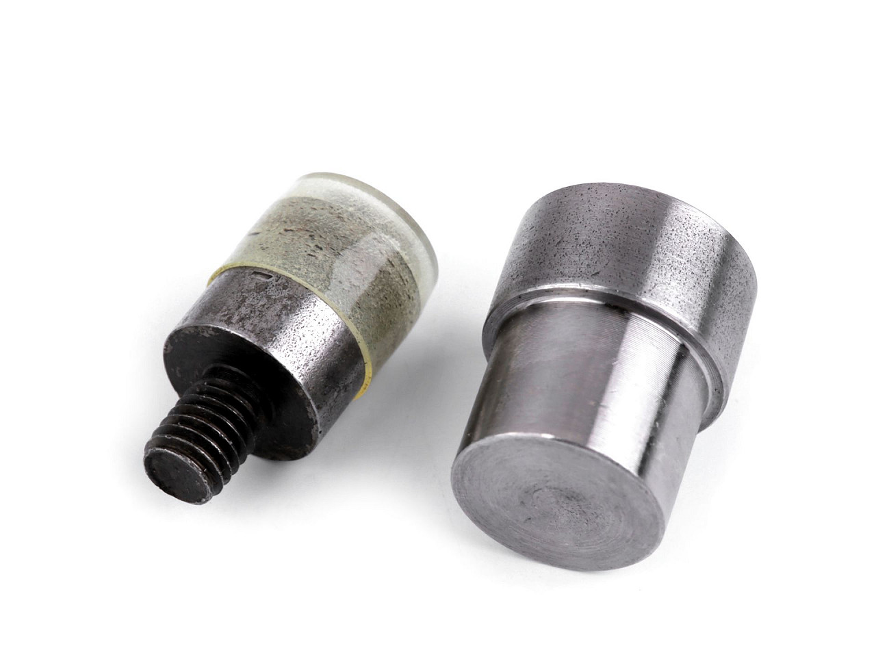 Aufsatz für metalldruckknöpfe zum verschrauben ø 15 mm - Nickel (1 Set)