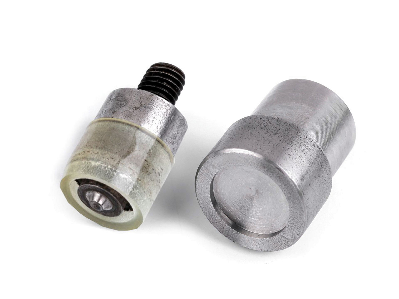 Aufsatz für metalldruckknöpfe zum verschrauben ø 15 mm - Nickel (1 Set)