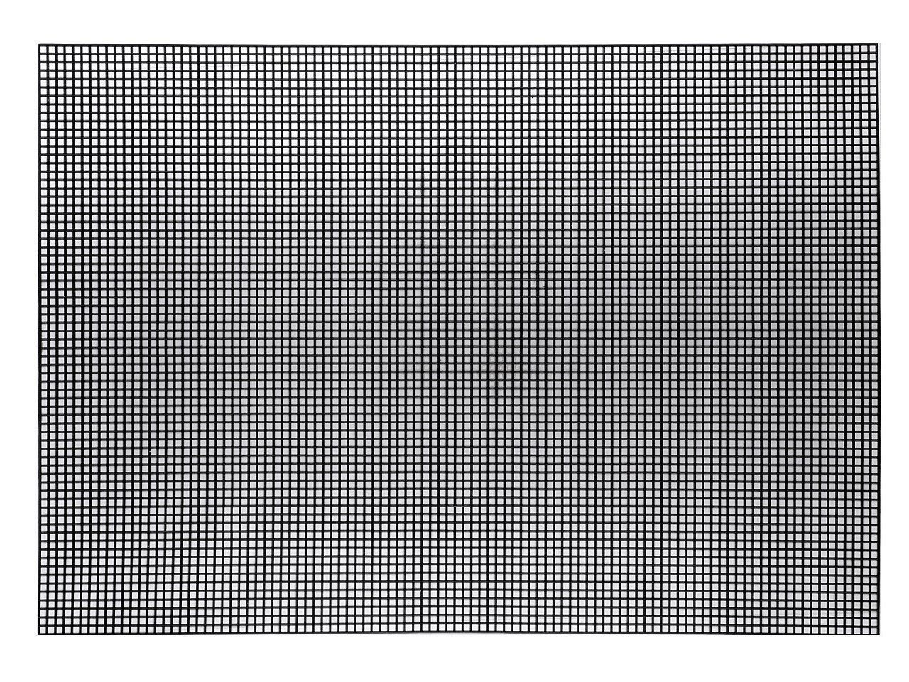Tapiko-gitter kunststoff 42 x 60 cm - Schwarz (1 Stück)