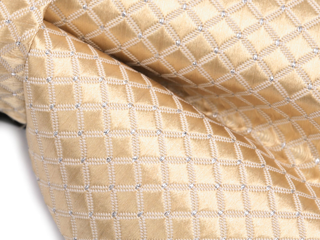 Fliege doppelt in box - Hellbeige (1 Stück)