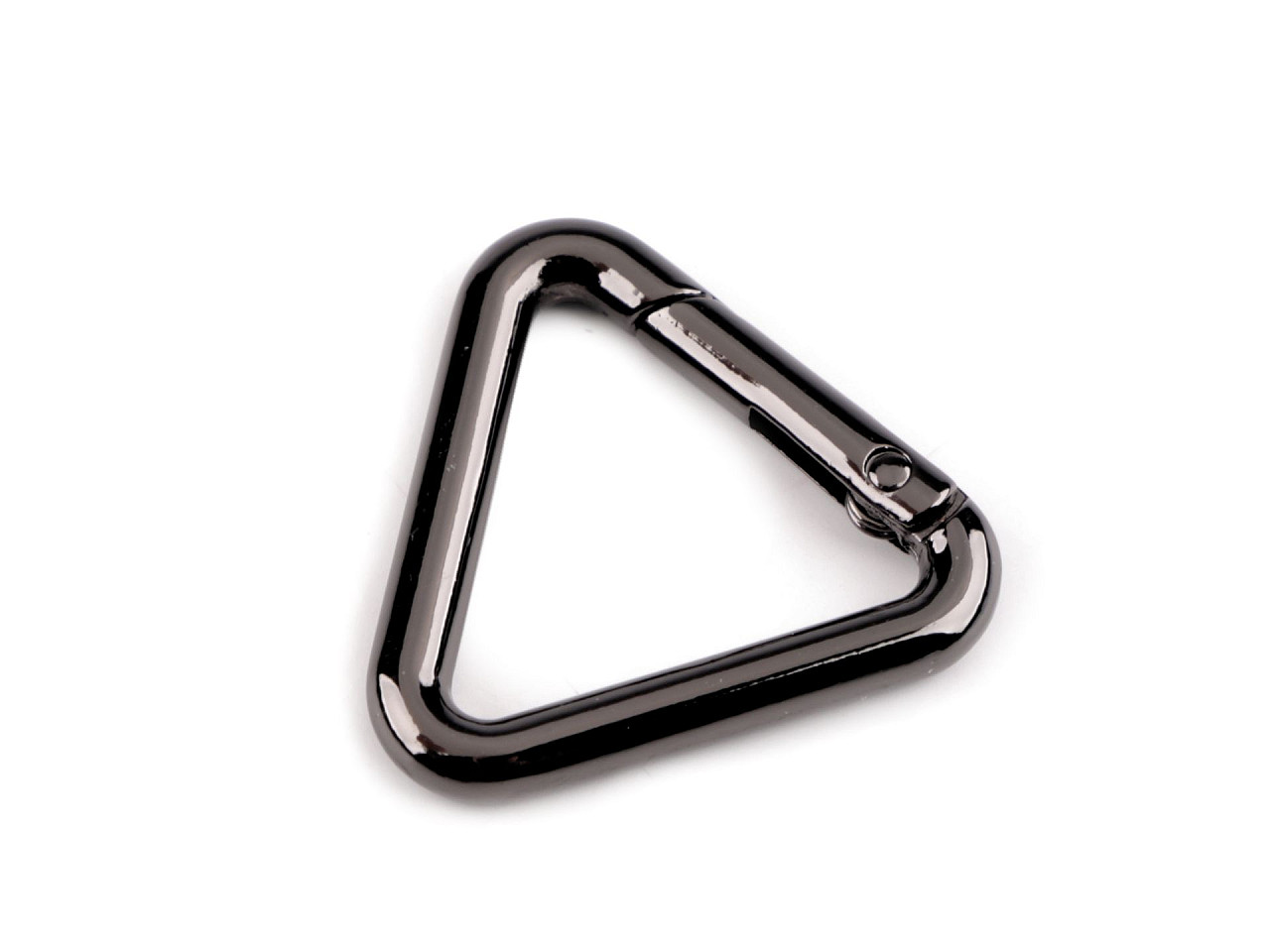 Karabiner dreieck, durchzug 25 mm - Rosagold (10 Stücke)