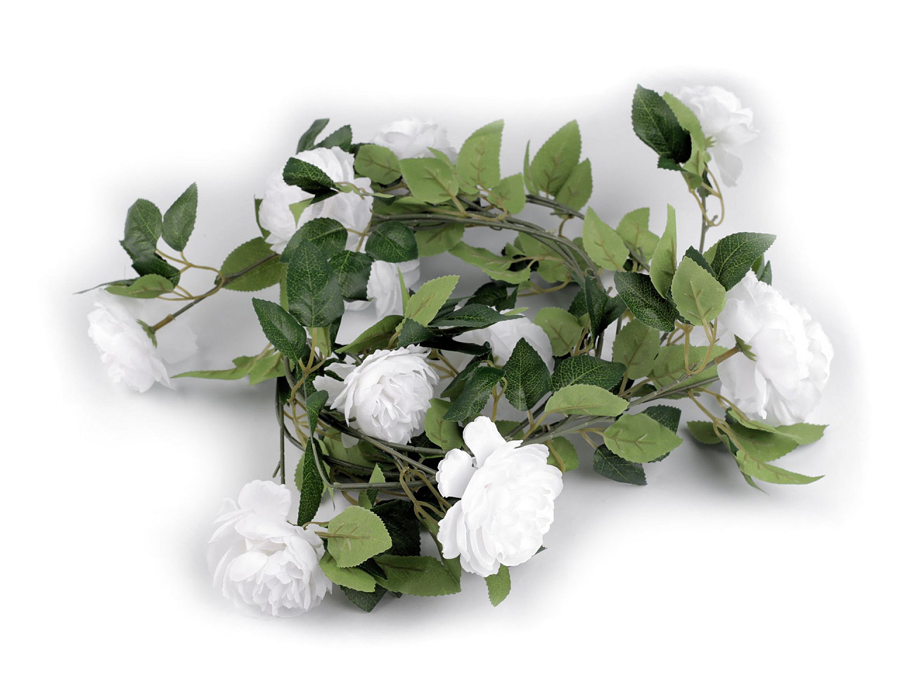 Künstliche girlande kletterrose - Hellrosa (1 Stück)