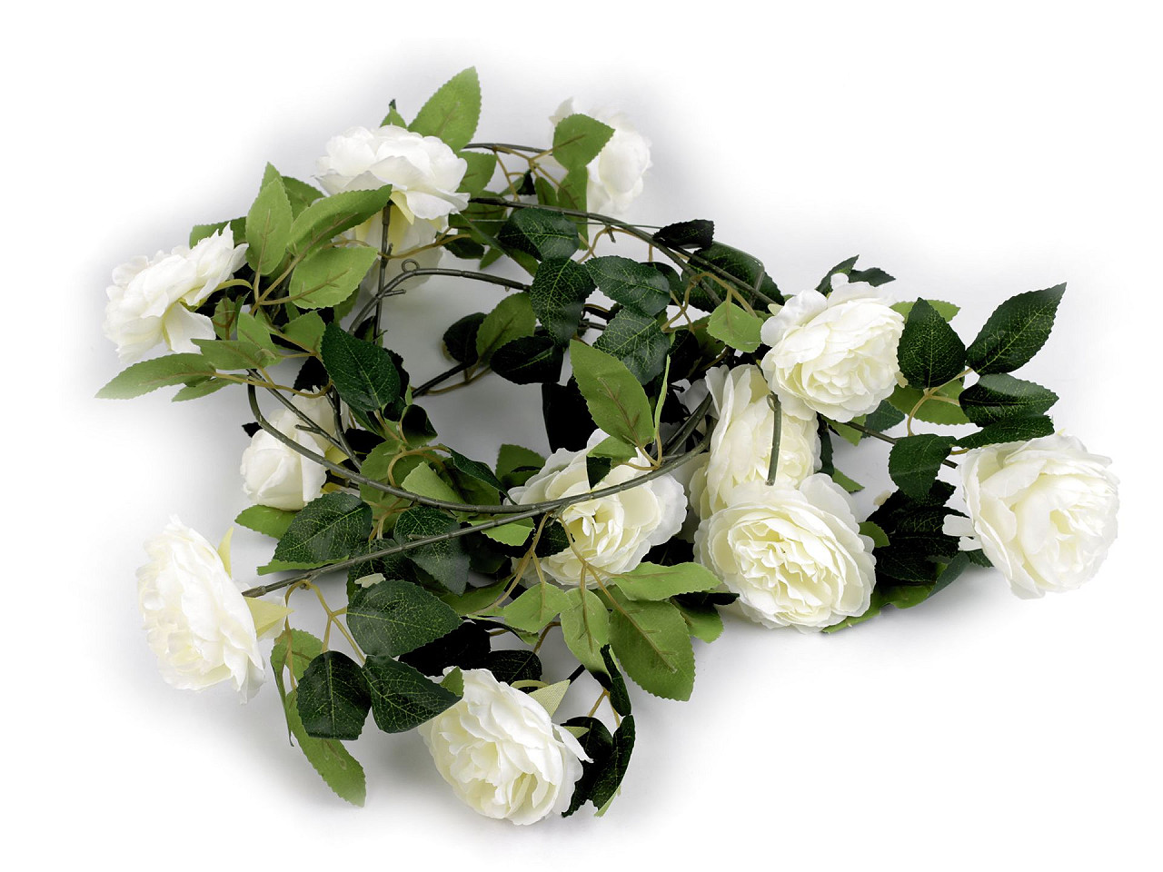 Künstliche girlande kletterrose - Hellrosa (1 Stück)