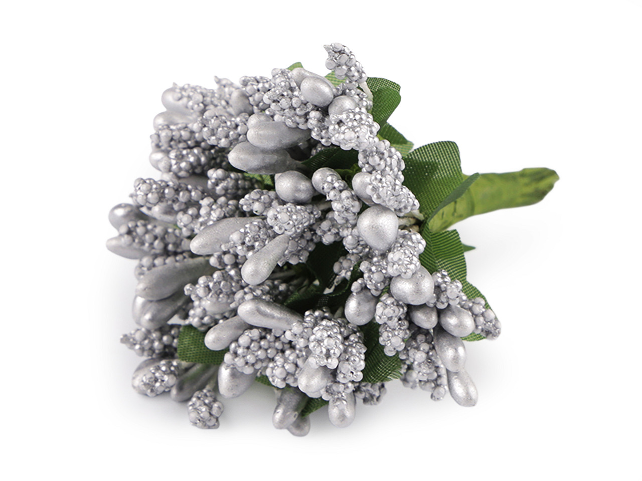 Blütenstempel auf draht, bündel - Gold (12 Bunde)