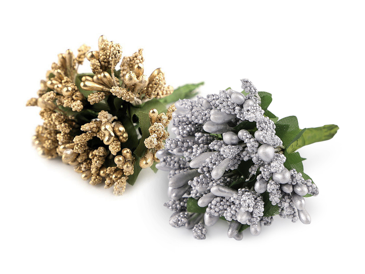 Blütenstempel auf draht, bündel - Gold (12 Bunde)