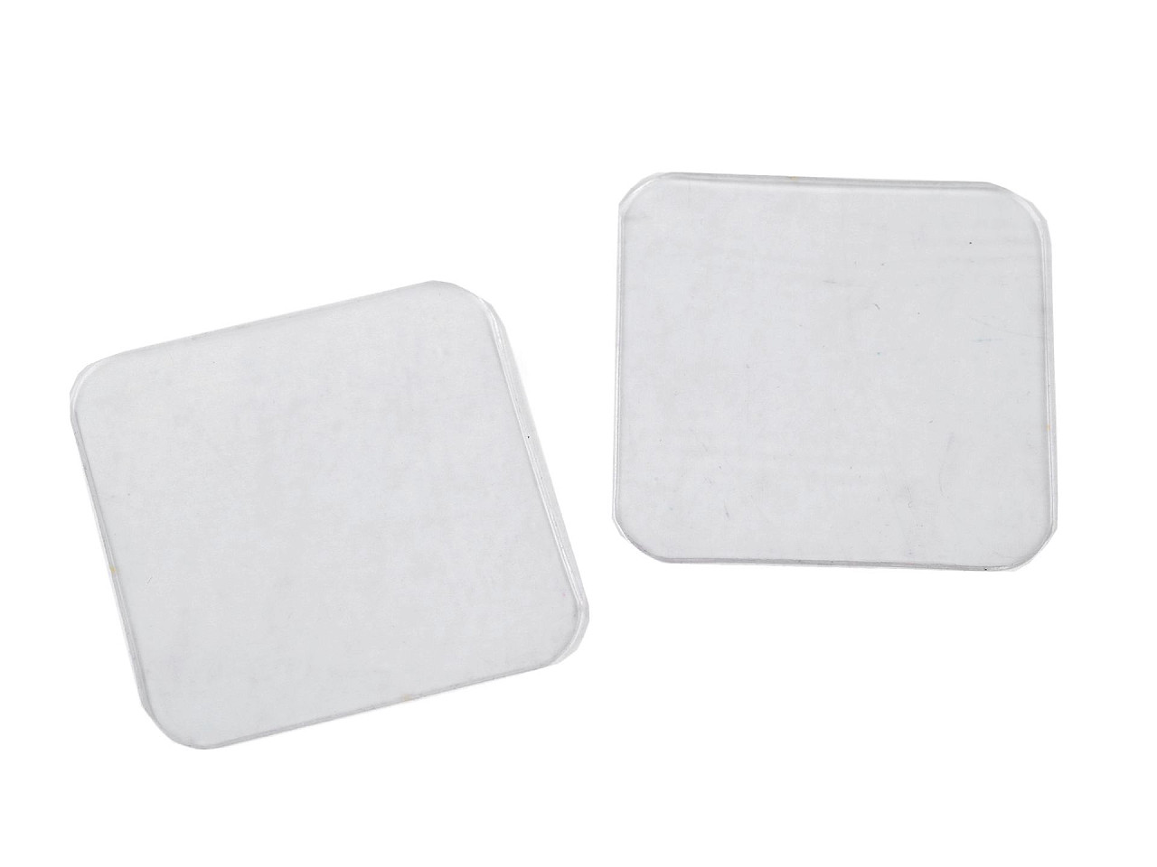 Nano-aufkleber transparent, doppelseitig, 5,8 x 5,8 cm - Transparent (5 Stücke)