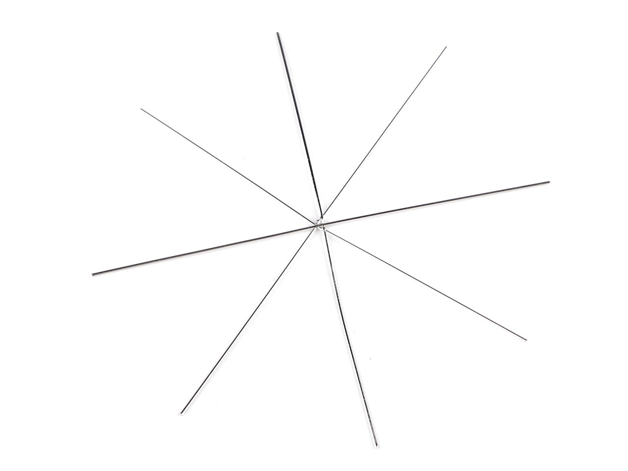 Weihnachtsstern/schneeflocke – drahtbasis für perlenarbeit, ø 12 cm - Platine (5 Stücke)