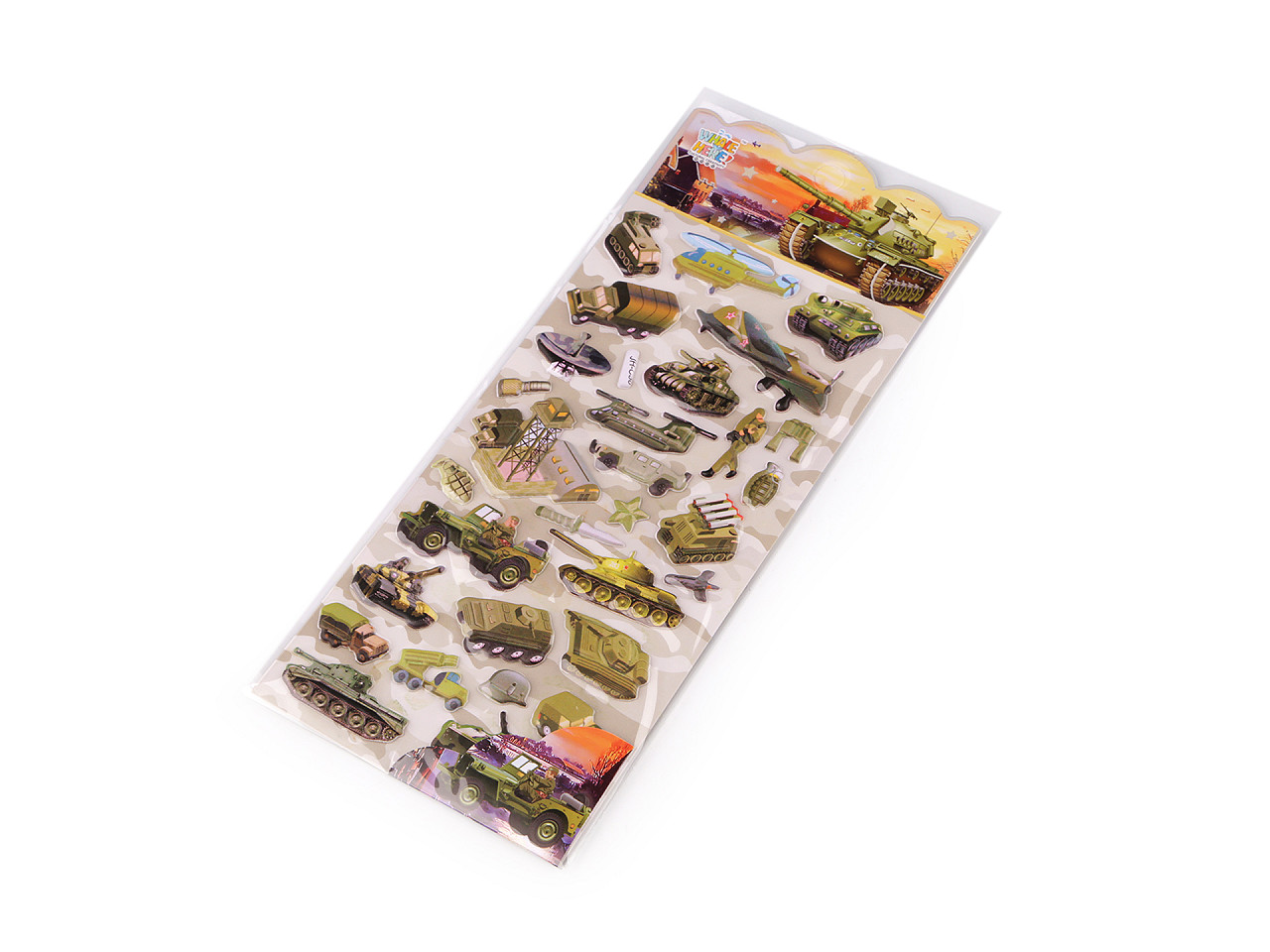 Aufkleber 3d-autos - Siehe abbildung (1 Karte)