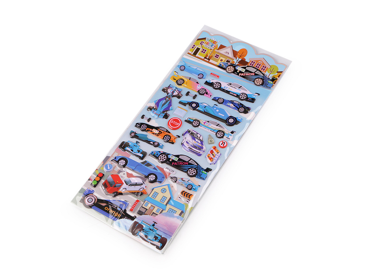 Aufkleber 3d-autos - Siehe abbildung (1 Karte)