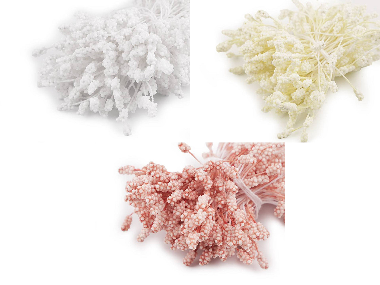 Blütenstempel - Weiß (1 Bund)