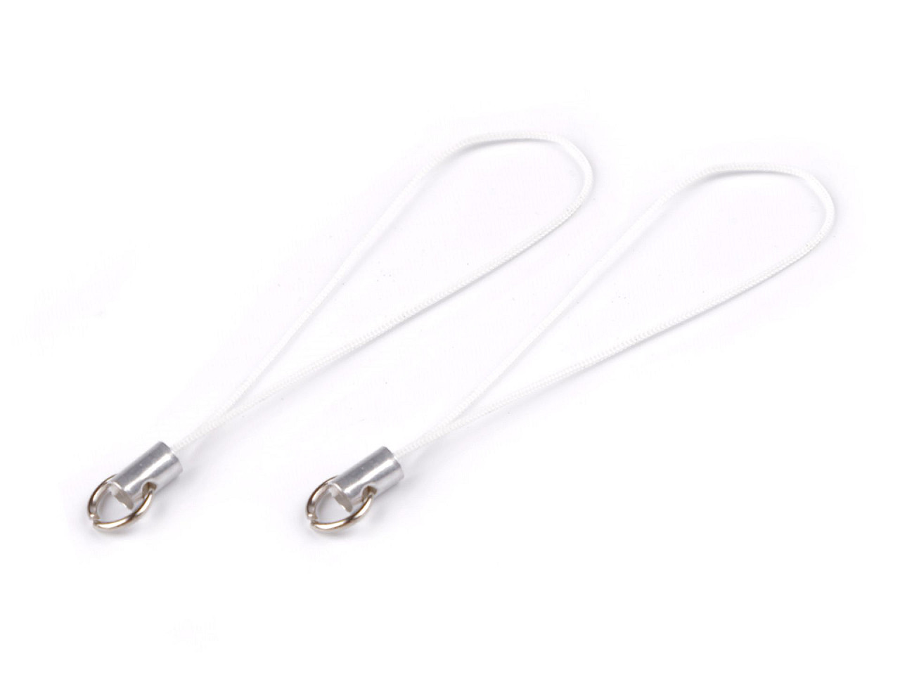 Schlaufe zur herstellung von anhängern und schlüsselanhängern mit ring - Schwarz (100 Stücke)