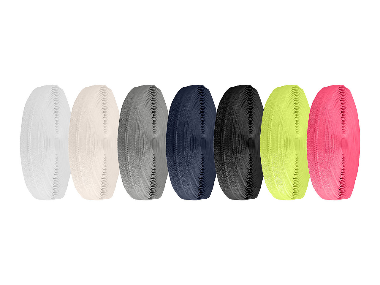 Knochenreißverschluss nr. 3, meterware - Beige aloe (200 Meter)