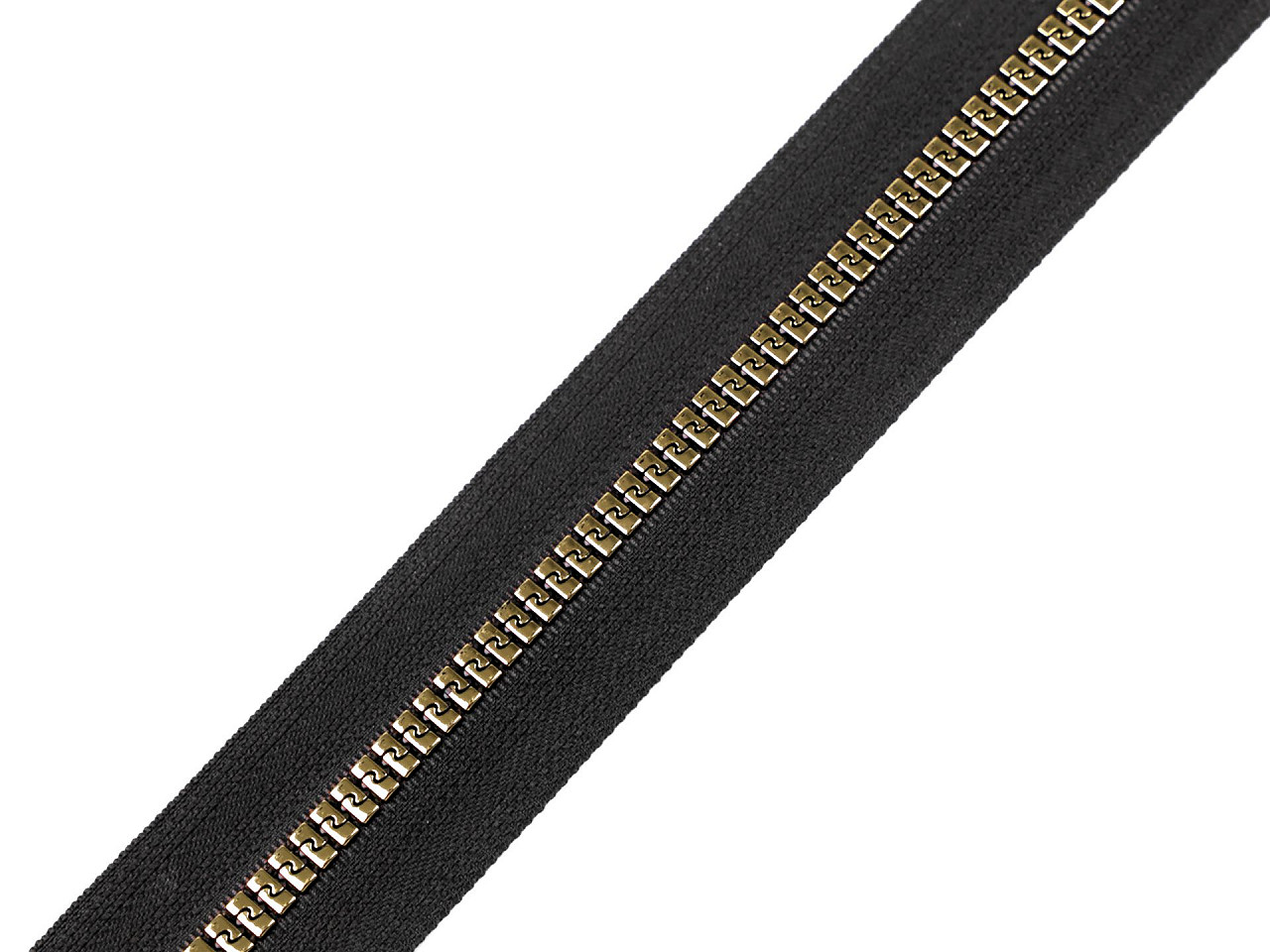 Design-knochenreißverschluss nr. 5, meterware - Schwarz (1 Meter)