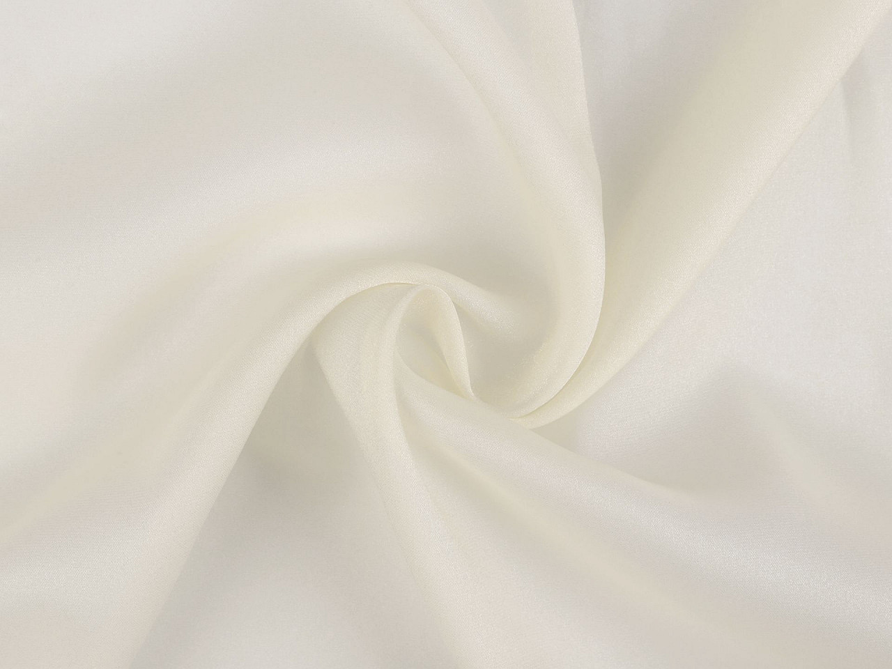 Chiffon mit glanz - Schwarz (1 Meter)