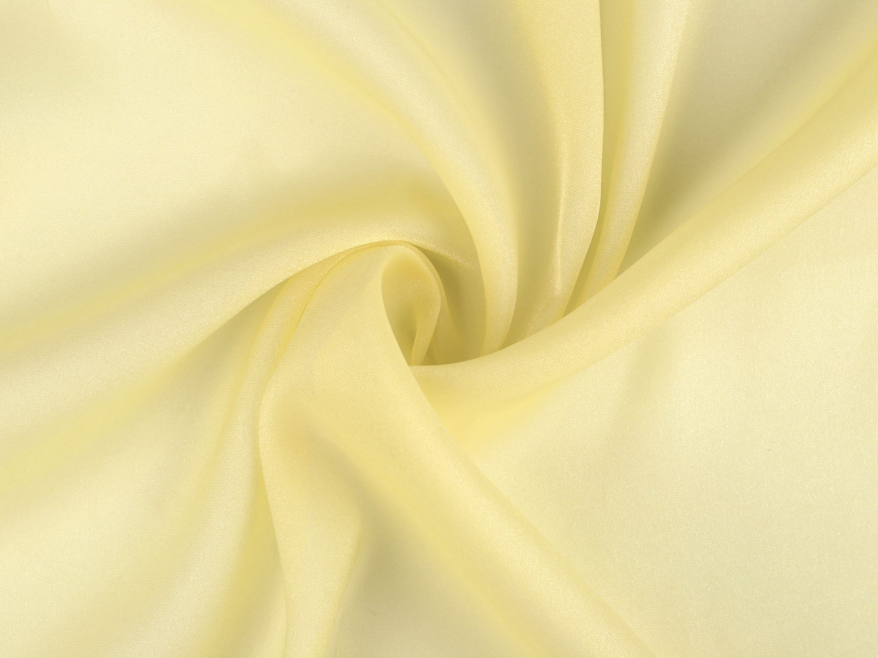 Chiffon mit glanz - Schwarz (1 Meter)
