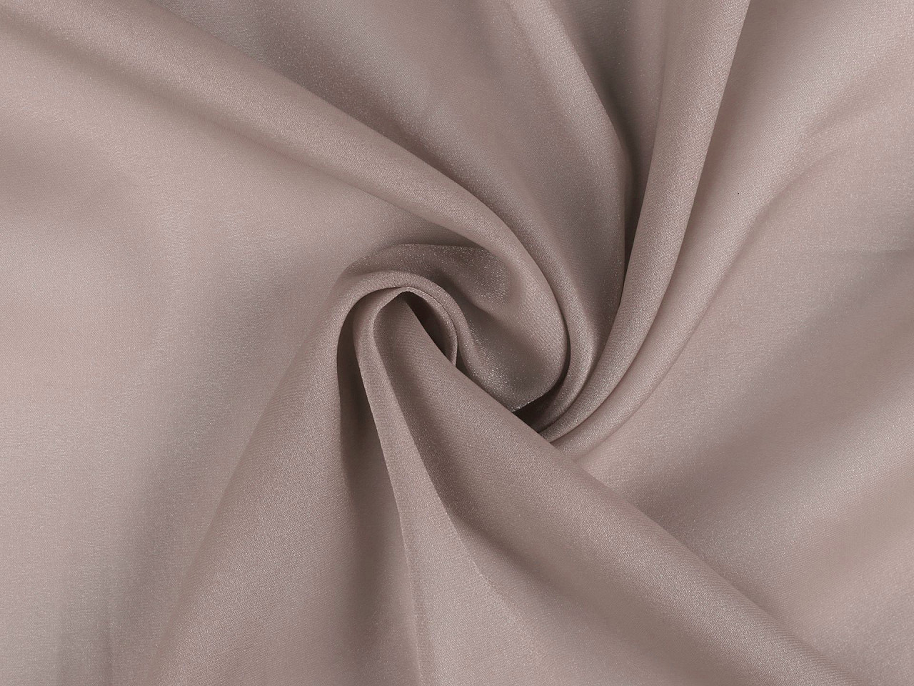 Chiffon mit glanz - Schwarz (1 Meter)